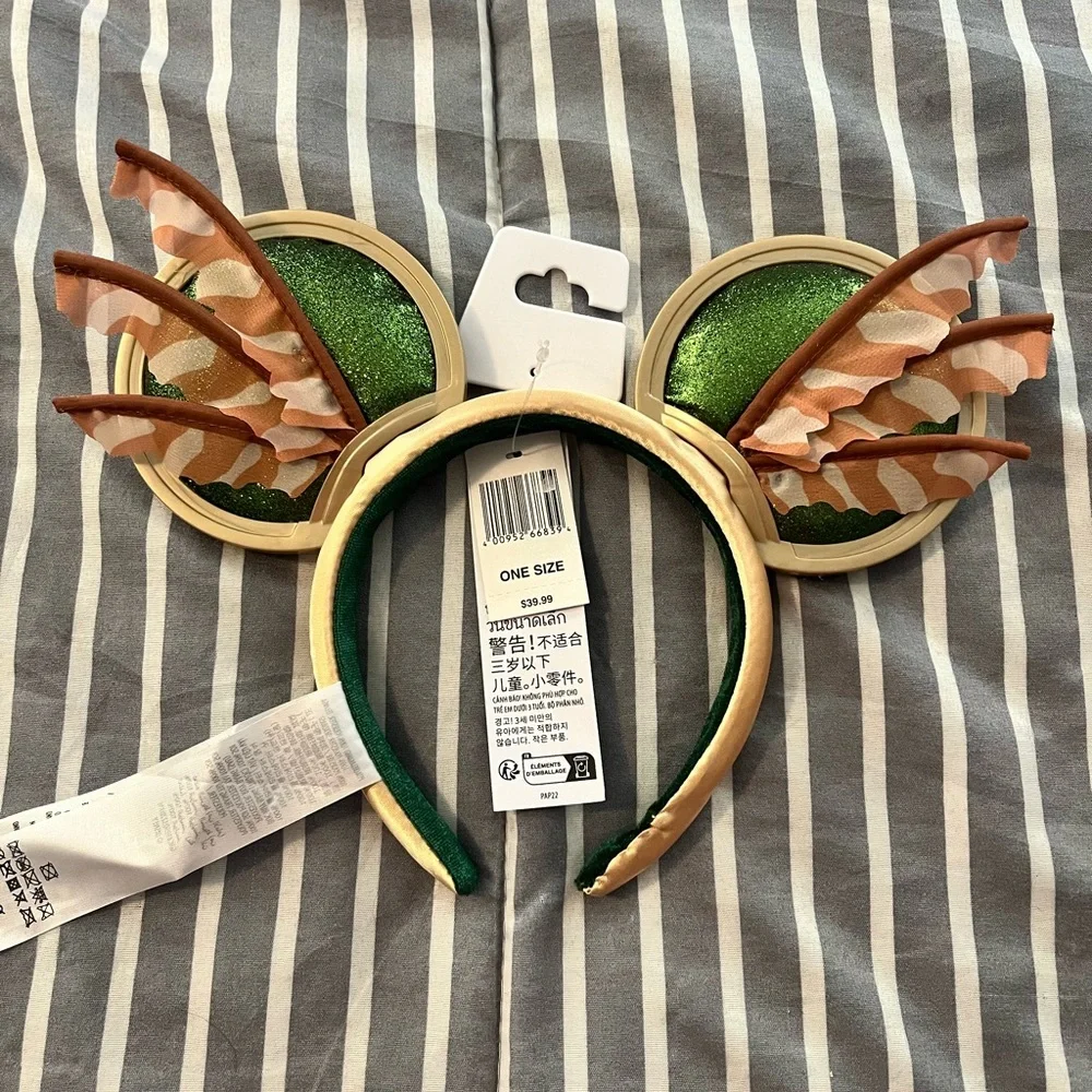 Disney Namor Mouse Ears-Black Panther 2, Wakanda Forever, OS, Green Gold NWT
